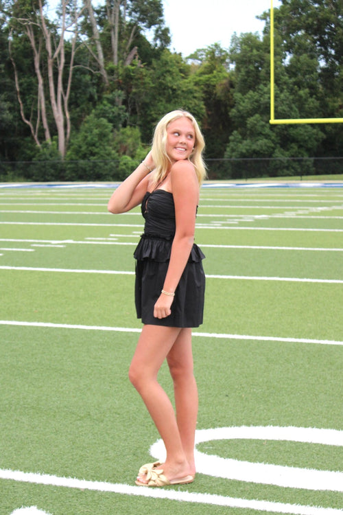 Black Halter Neck Romper
