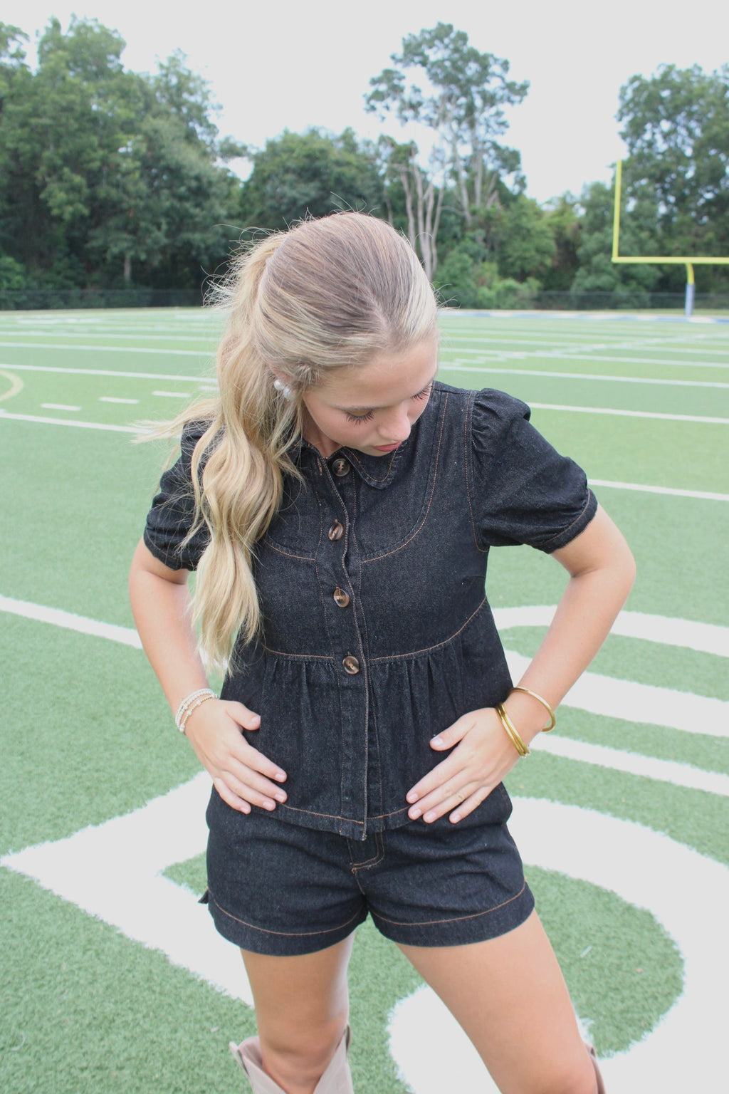 Dark Denim 2-Piece Set