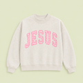 JESUS Mock Neck Sweatshirt (Pre-Order) est. shipping 9/16/26