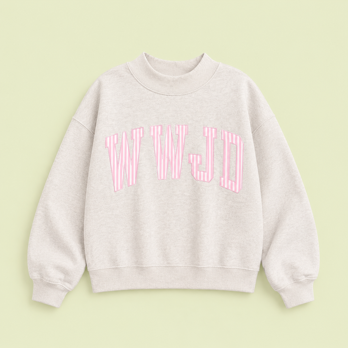 WWJD Mock Neck Sweatshirt (Pre-Order) est. shipping 11/6/26