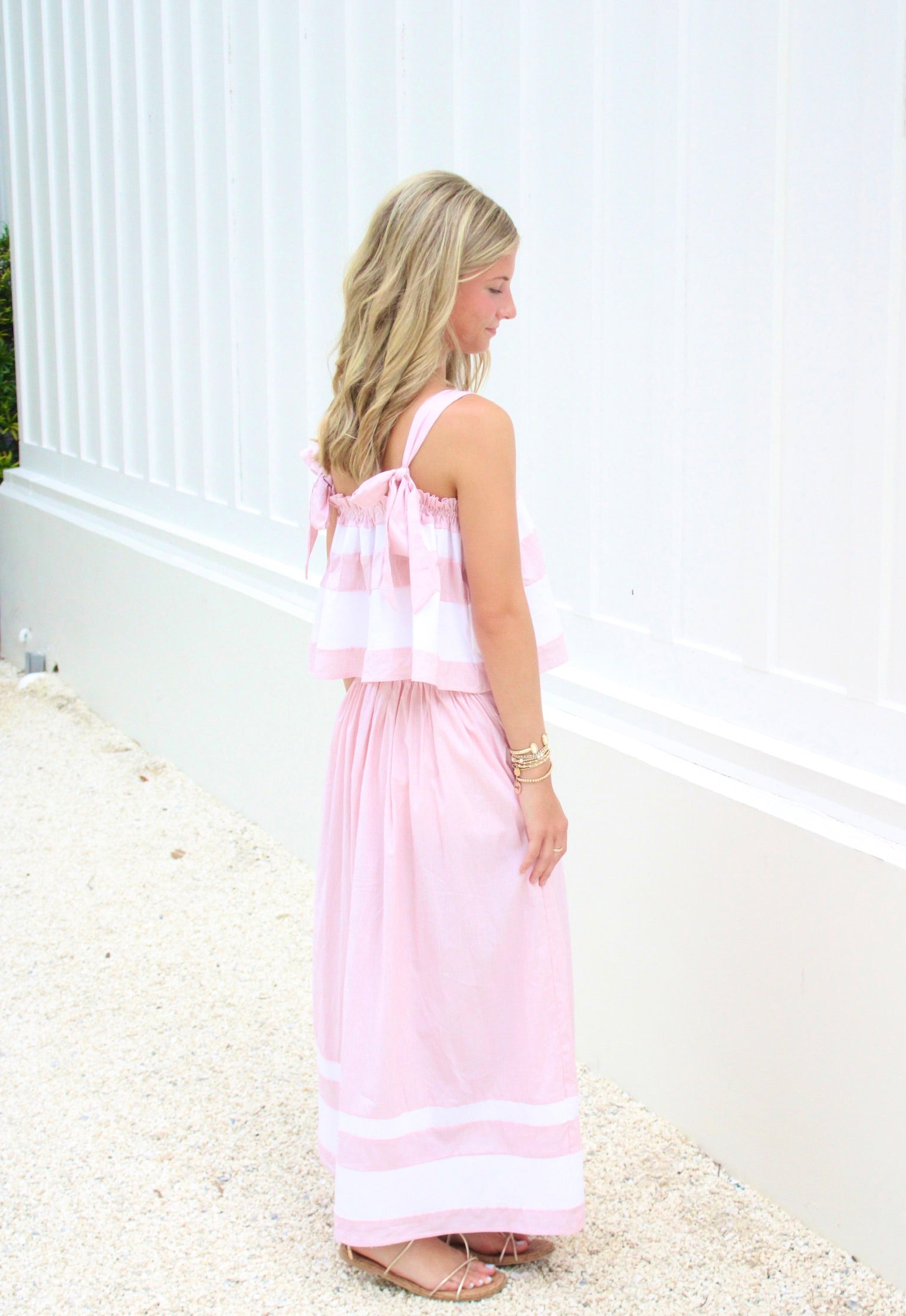 Pink Color Block Set