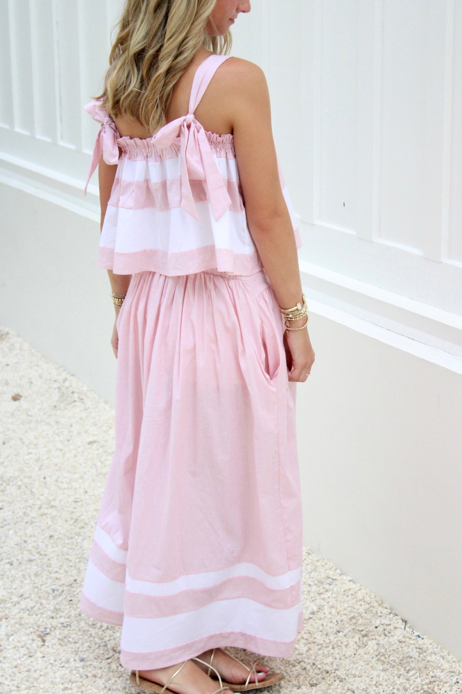 Pink Color Block Set