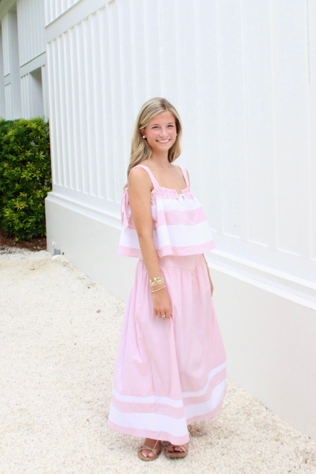 Pink Color Block Set