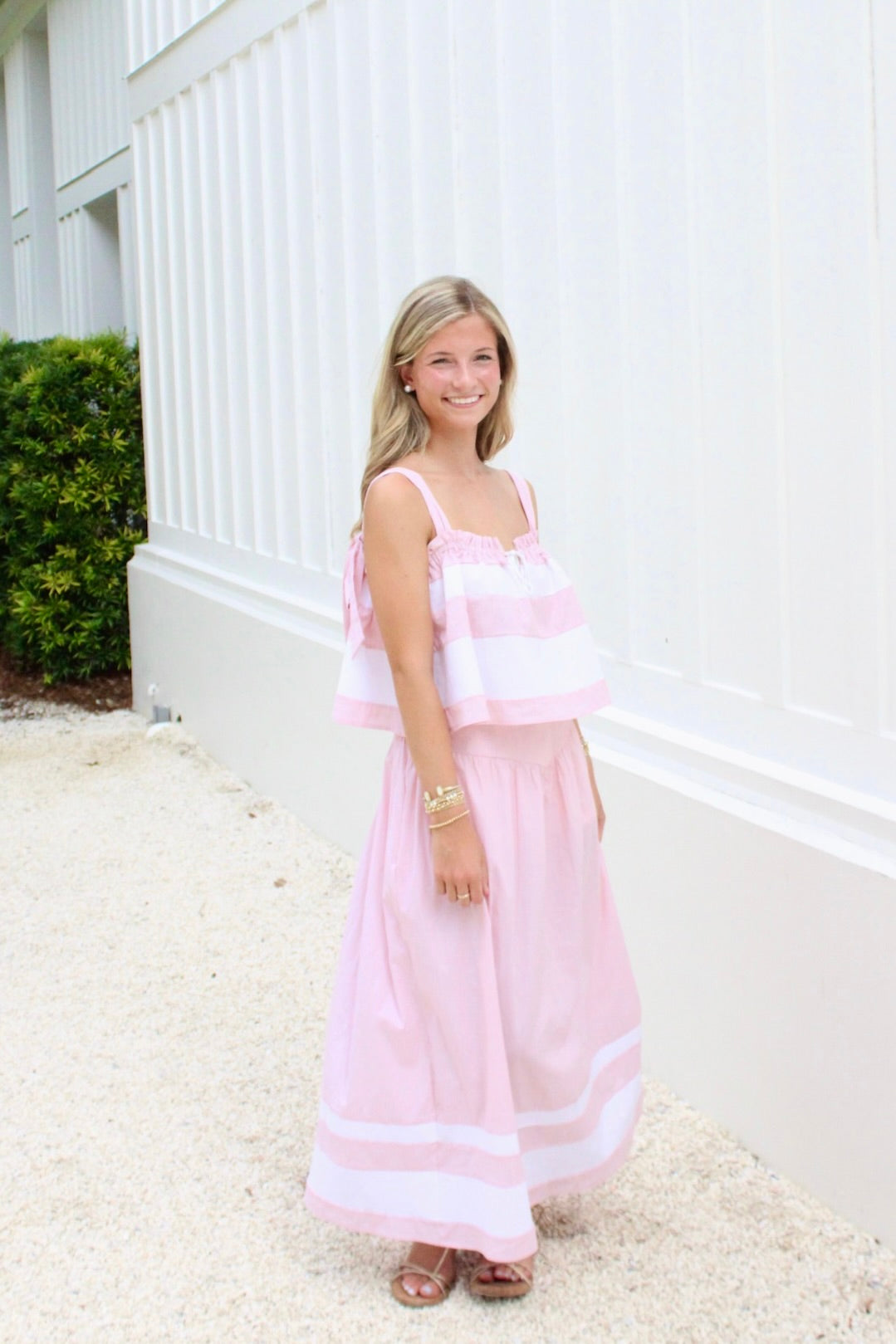 Pink Color Block Set