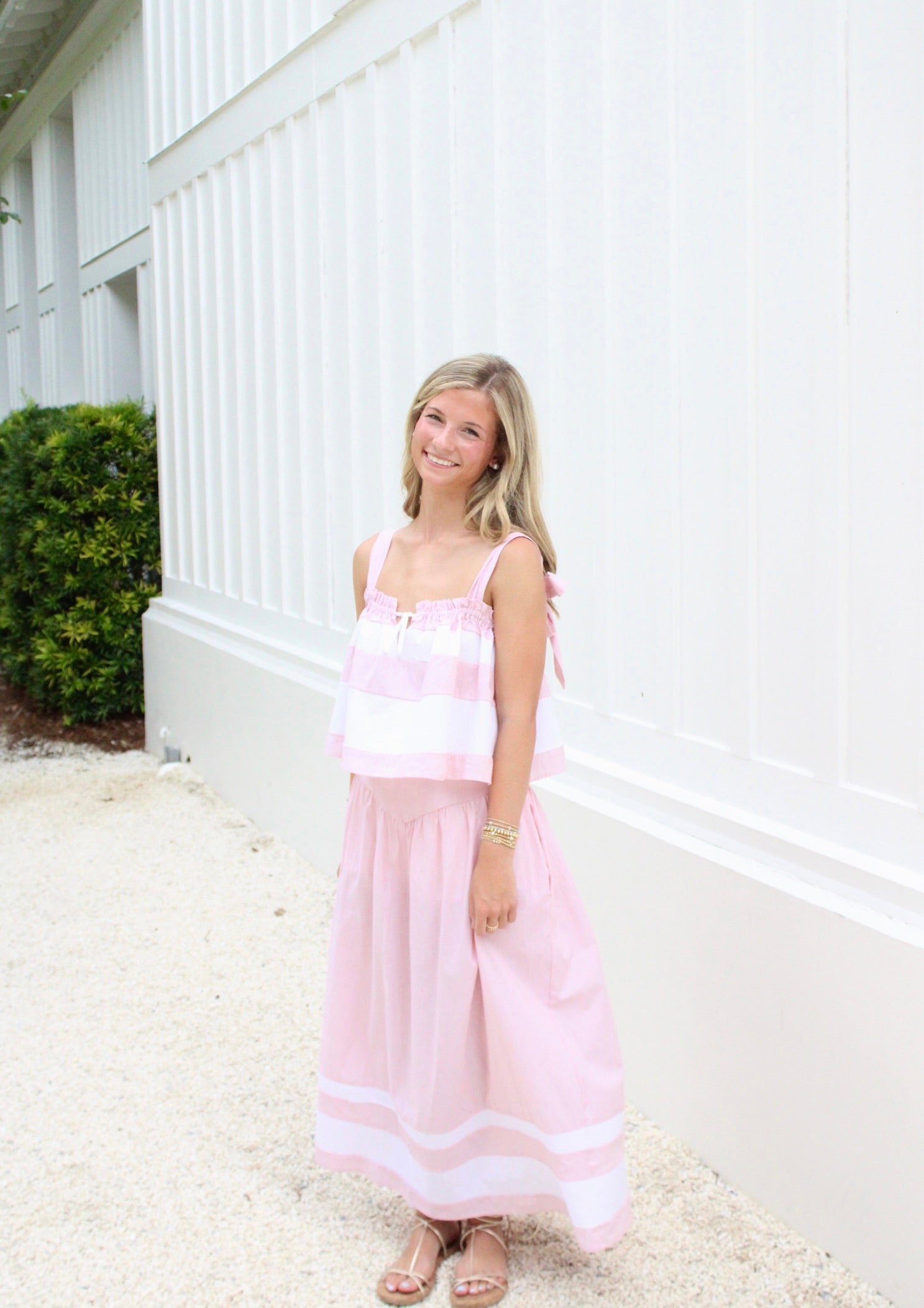 Pink Color Block Set
